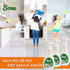 Xịt Tẩy Rửa Đa Năng SoNa 500ml - Tẩy Rửa Nhà Bếp