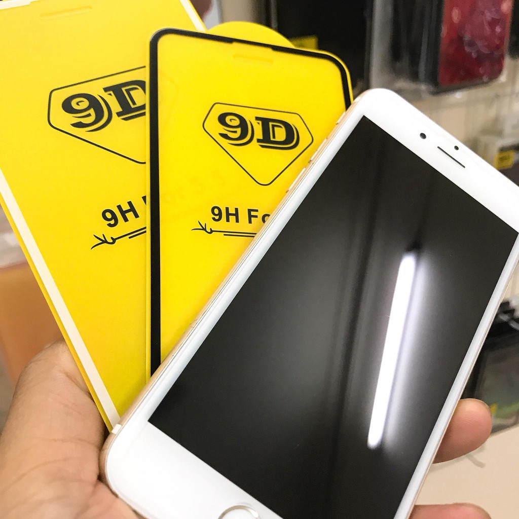 Kính cường lực 9D 10D full màn hình iphone 6p 6s 7p 7 8 8p x xs xr xsmax 11 11pro 11 pro max 12 pro 12 promax