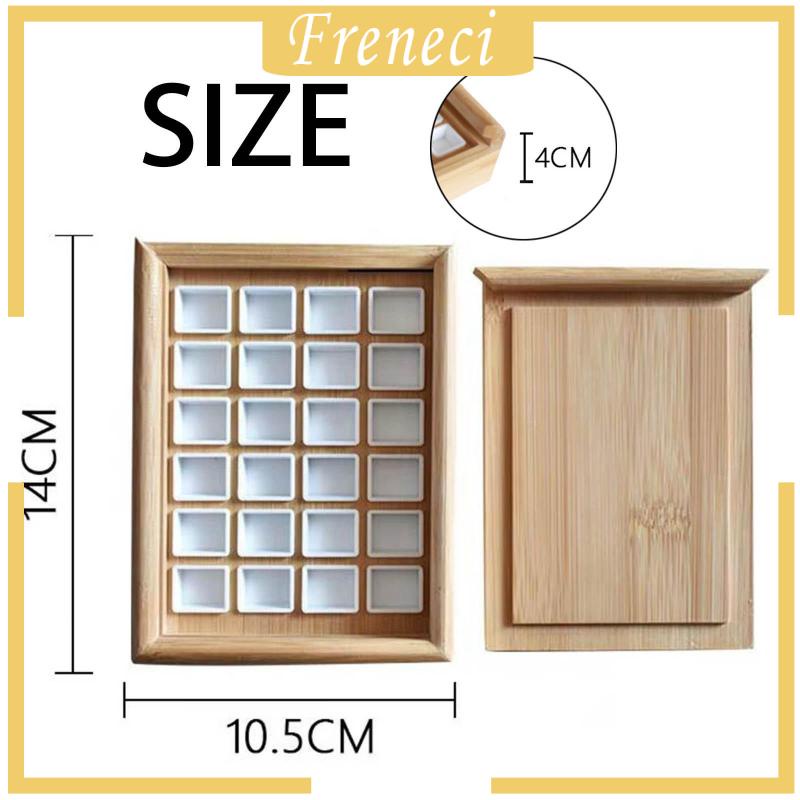 Bảng Rỗng Đựng Son Môi Màu Nước Bằng Gỗ Dành Cho Học Sinh