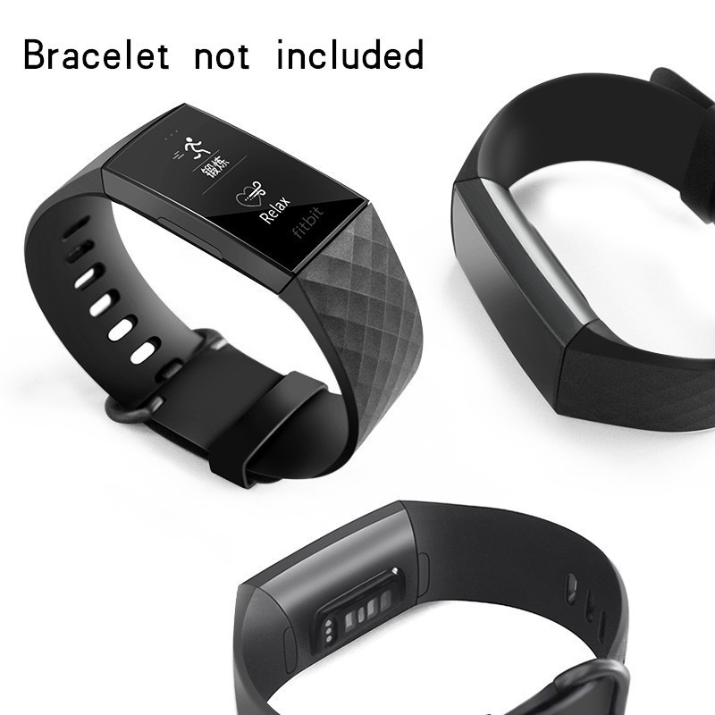 Dây silicon cho đồng hồ Fitbit Charge 3 | Fitbit Charge 4 size L Size S hàng có sẵn giao ngay trong nước