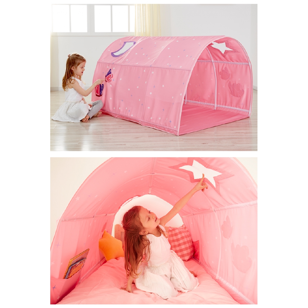 Lều trang trí phòng ngủ cho trẻ có thể gập lại tiện dụng