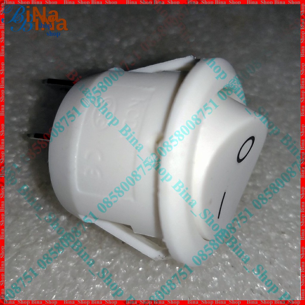 Công tắc bập bênh ON/OFF 6A/250V , 10A/125V 20mm Công tắc bật tắt 2 chân