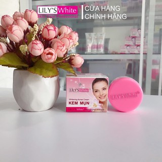 Kem mụn lily’s white nắp hồng