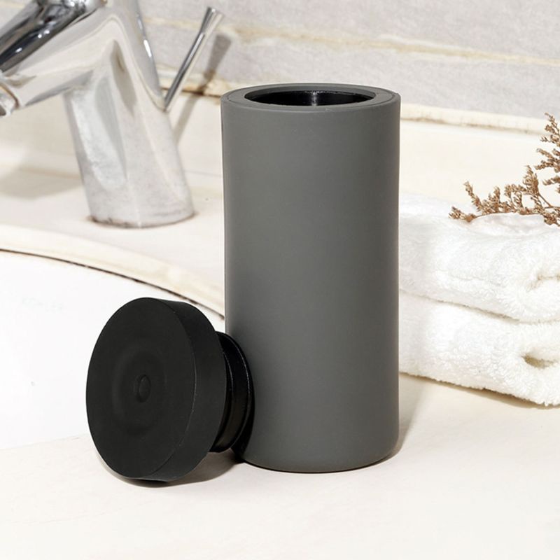Chai Silicone Đựng Dầu Gội / Mỹ Phẩm Du Lịch Tiện Lợi (Xám / 240)