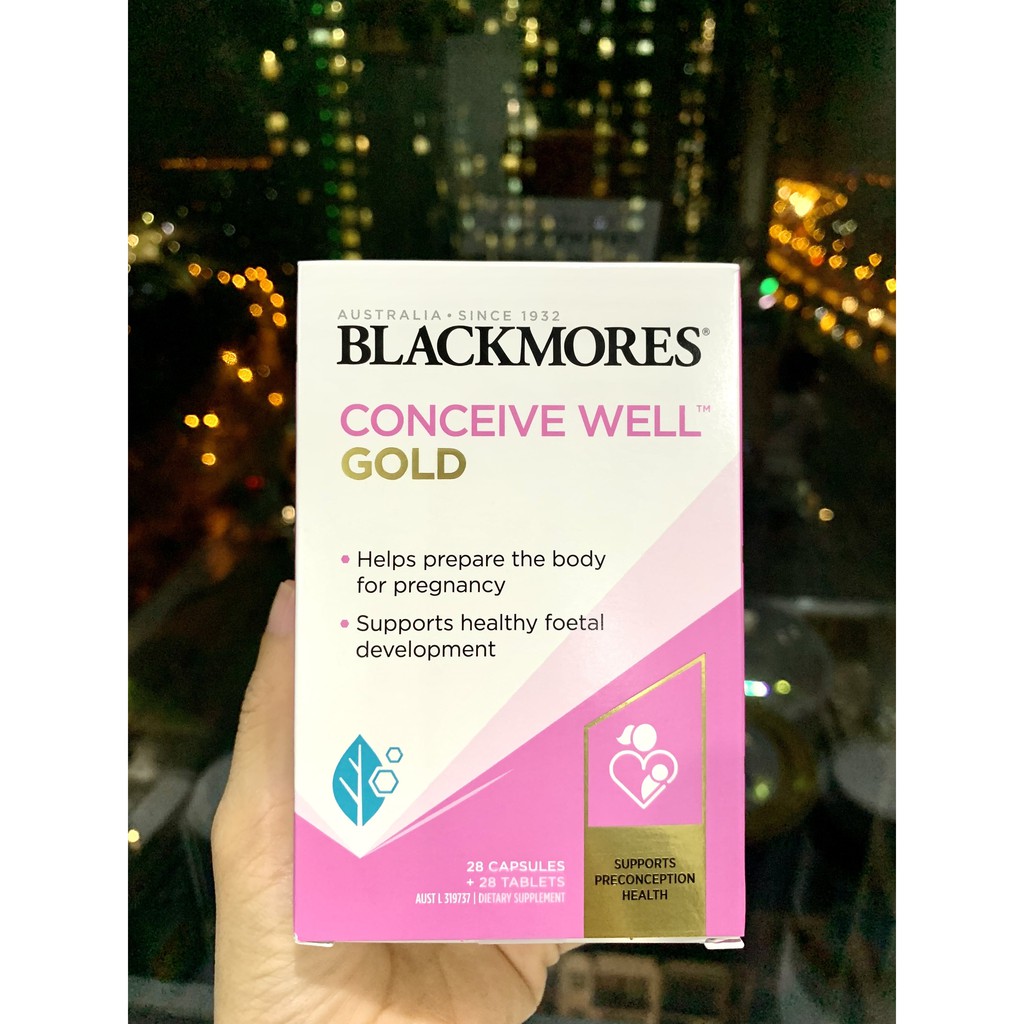 Viên Uống Tăng Khả Năng Thụ Thai Blackmores Conceive Well Gold