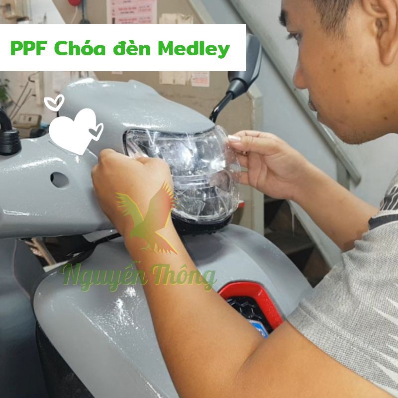 PPF bảo vệ chóa pha đèn xe Medley 2020