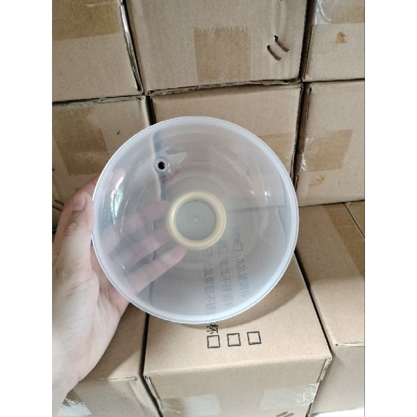 Nắp nhựa,xửng hấp nồi nấu cháo chậm bear 0,8l