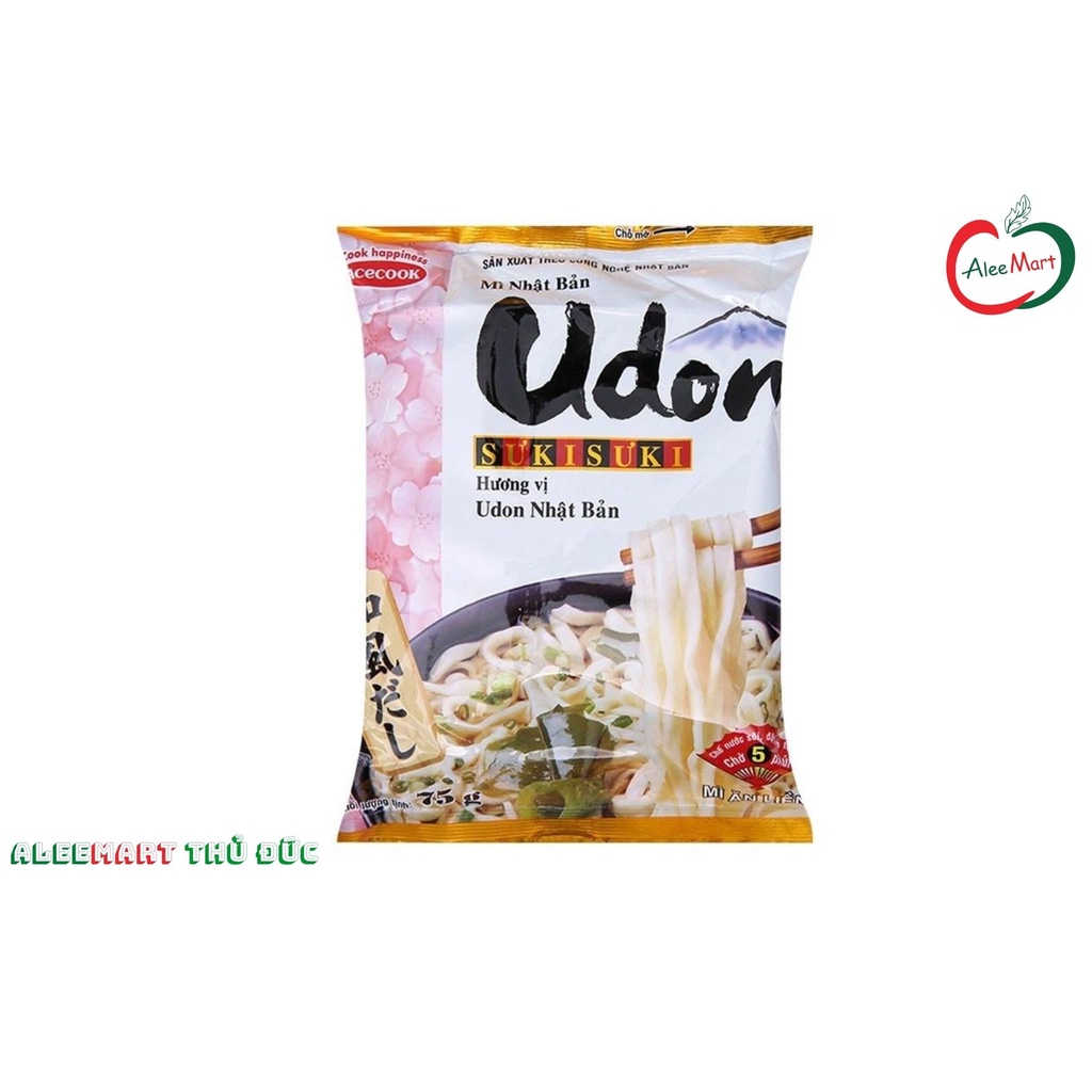 Mì UDON SƯKI Gói 75gr - Aleemart