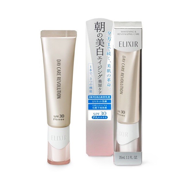 [Hàng chuẩn Auth]  Kem dưỡng ngày Shiseido Elixir White Day Care Revolution SPF 30/PA +++ 35ml