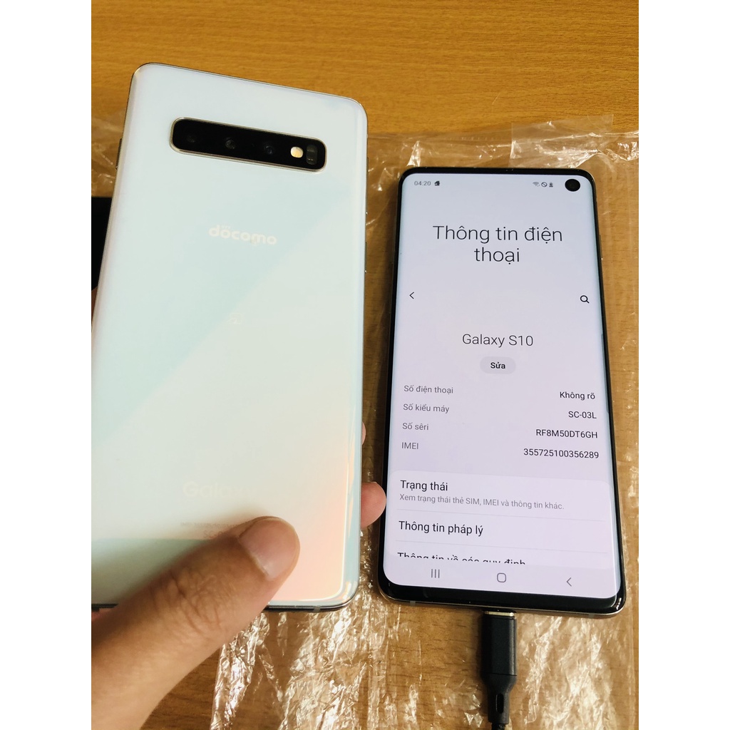 Điện thoại Samsung S10 ram 8gb bộ nhớ 128gb, 1 đổi 1 trong 15 ngày