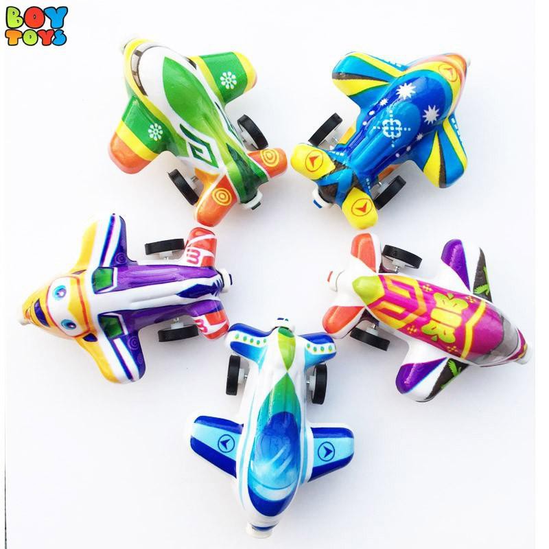 Đồ chơi mô hình máy bay chở khách mini chạy trớn cho bé dễ thương