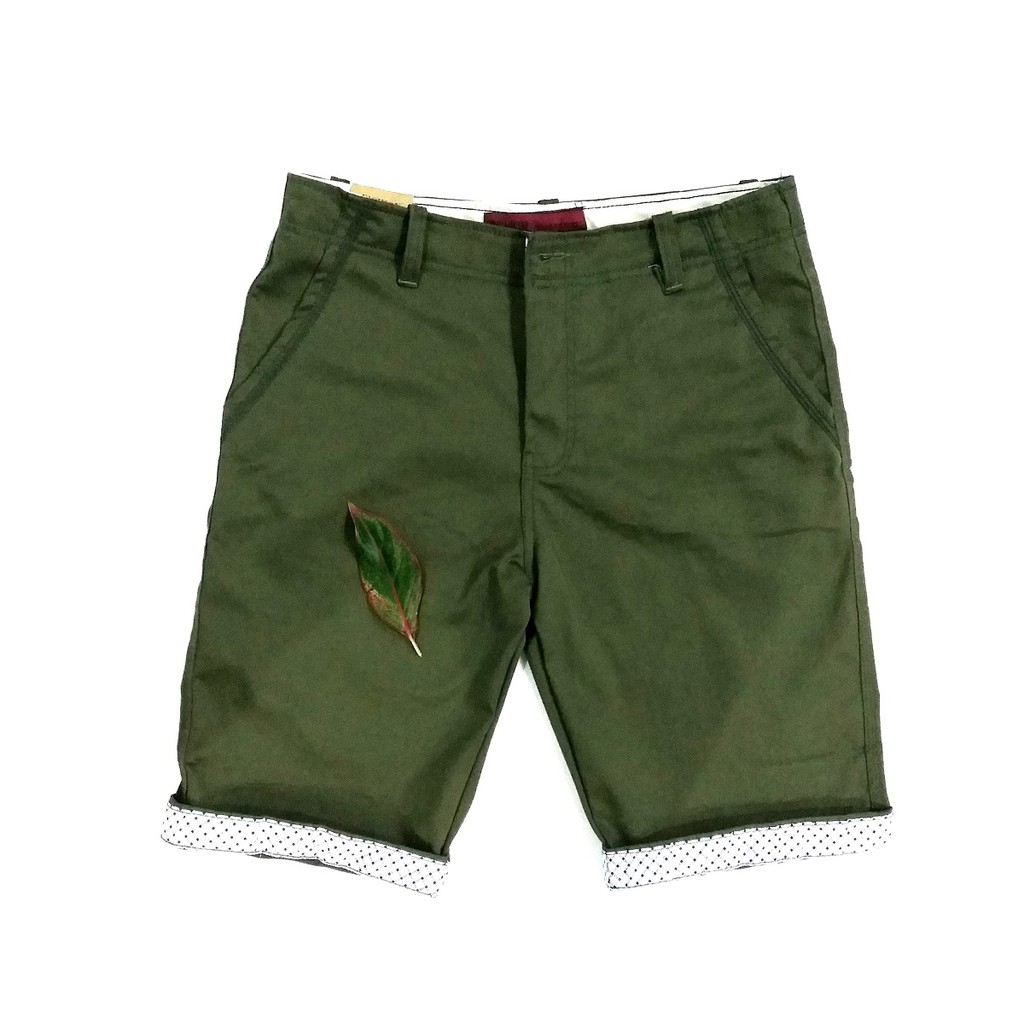 Quần short kaki nam, có khóa kéo, 100% cotton, vải dày - Hàng VN (Ảnh thật)