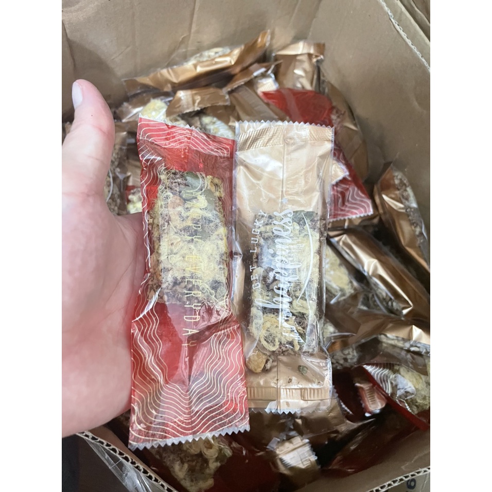 [3 Thanh] Bánh gạo lứt dinh dưỡng chà bông siêu ngon giúp ăn kiêng, giảm cân tổng 60g