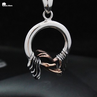 Mặt Dây Chuyền Nam Thiền Định Thủ Ấn Bạc Thái S925 - Thương Hiệu Ganes Silver