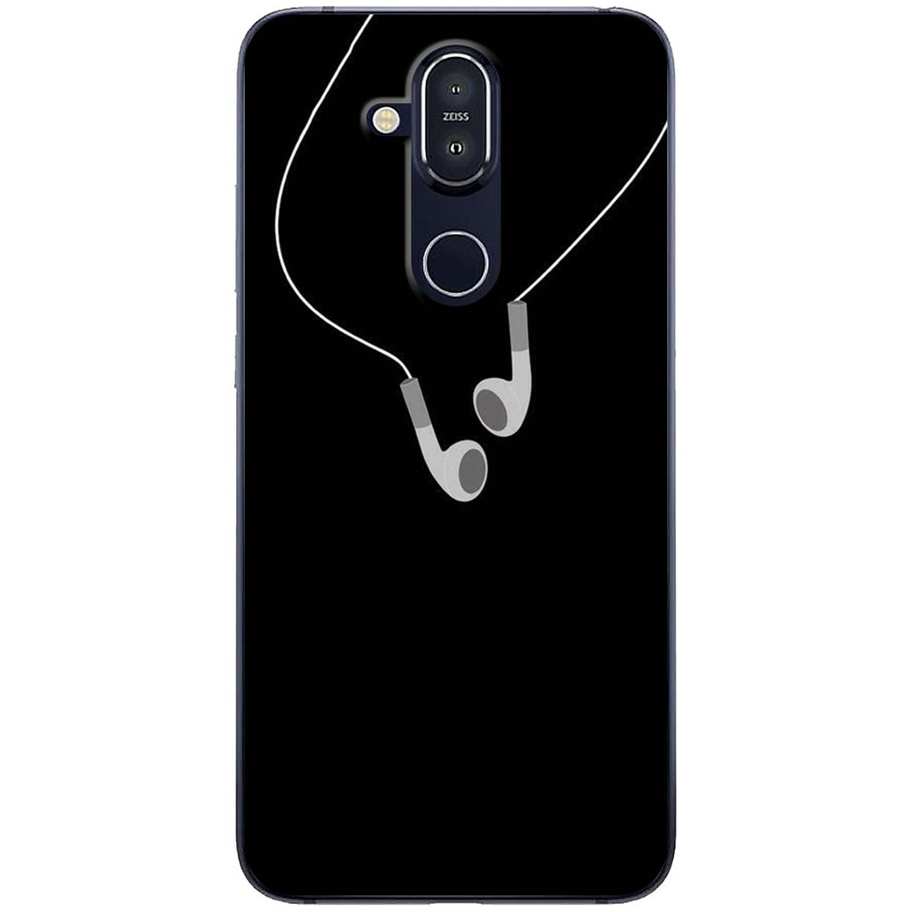 Ốp lưng nhựa dẻo Nokia 8.1 Tai nghe