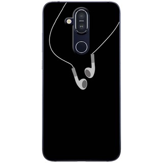 Ốp lưng Nokia 8.1 in hình Tai nghe