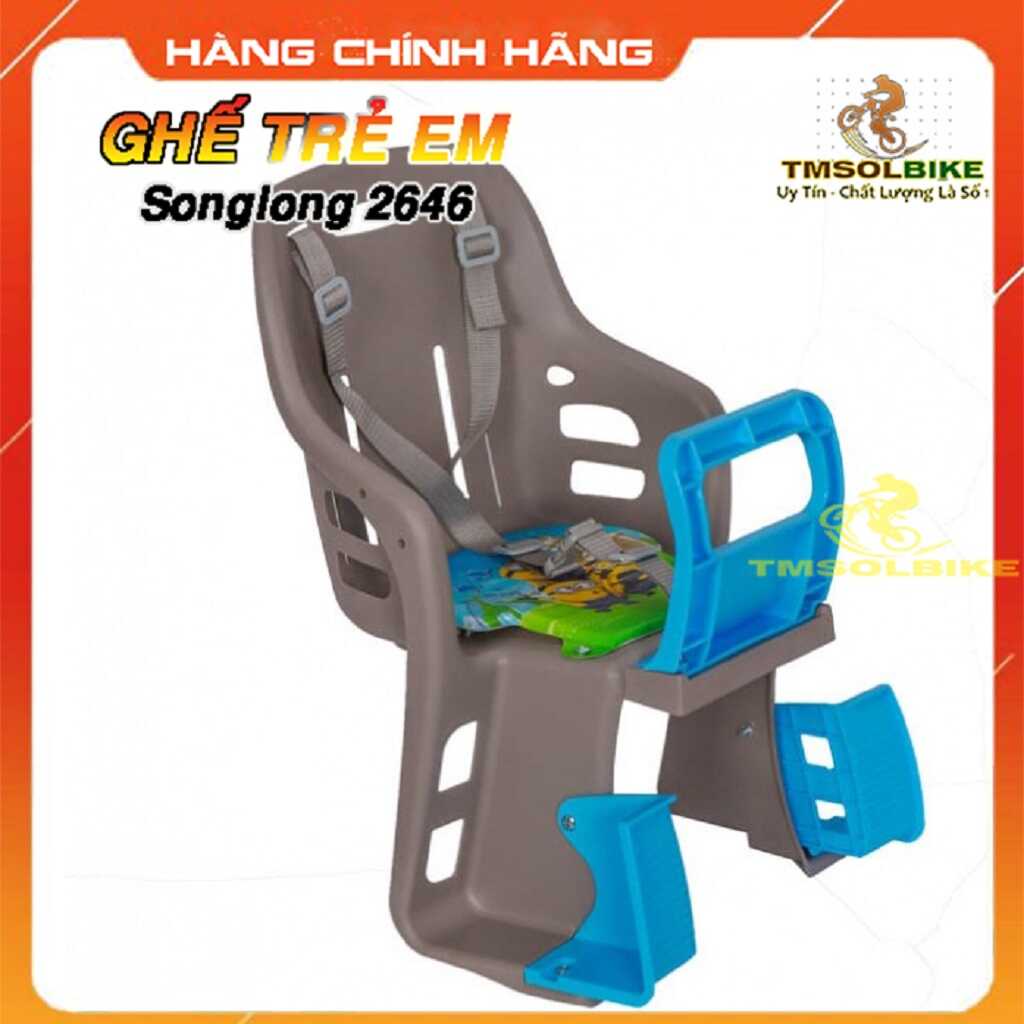 Ghế Ngồi Trẻ Em, Ghế Ngồi gắn sau xe đạp cho bé 2646 Chính Hãng Song Long