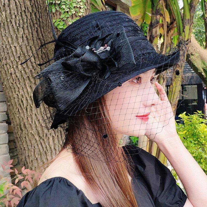 Nón Chống Nắng Vành Rộng Phối Lưới Phong Cách Hàn Quốc Thời Trang Mùa Hè Mới Cho Nữ Đi Biển