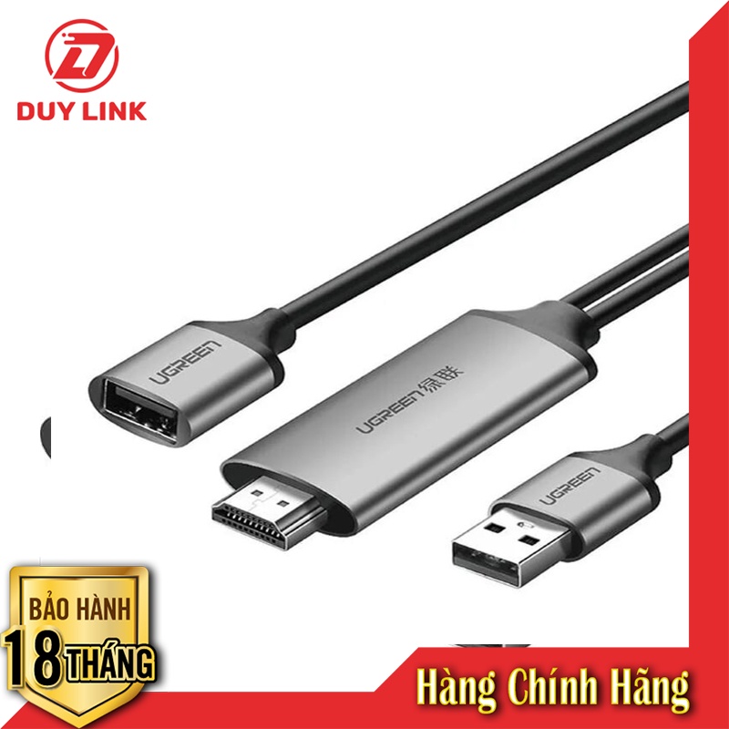 Cáp chuyển đổi USB 2.0 MHL Sang HDMI dùng kết nối điện thoại máy tính bảng ra Màn Hình Tivi Máy Chiếu UGREEN 50291 CM151