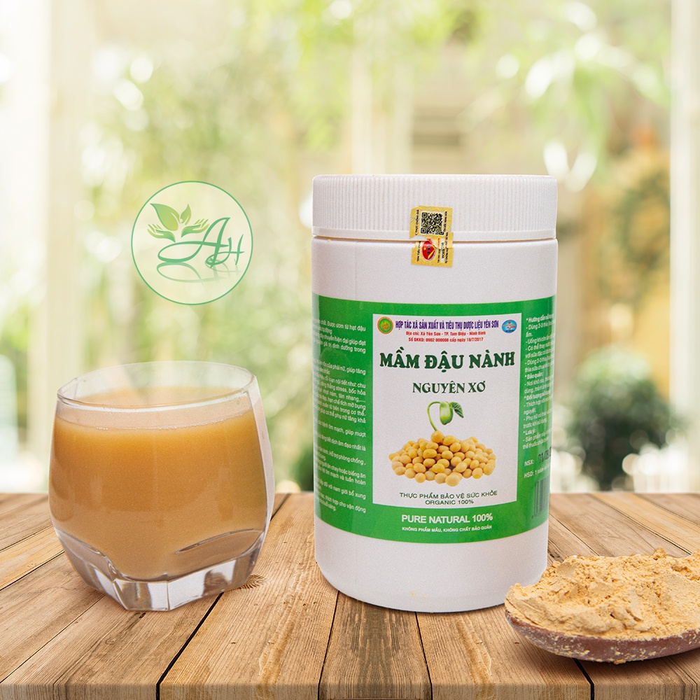 Mầm đậu nành nguyên xơ có đủ giấy ATVSTP hộp 0.5 kg