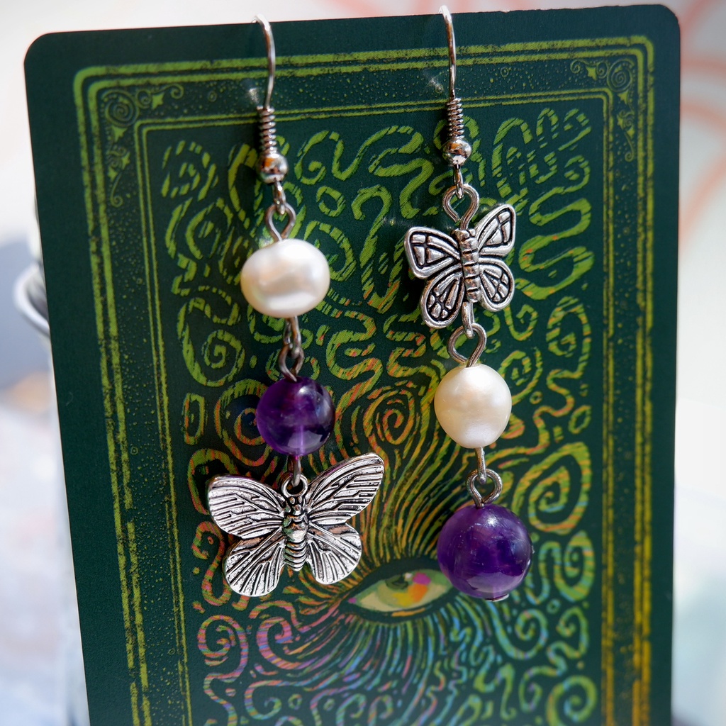 HOA VĂN : Hoa tai, bông tai, handmade, thiết kế