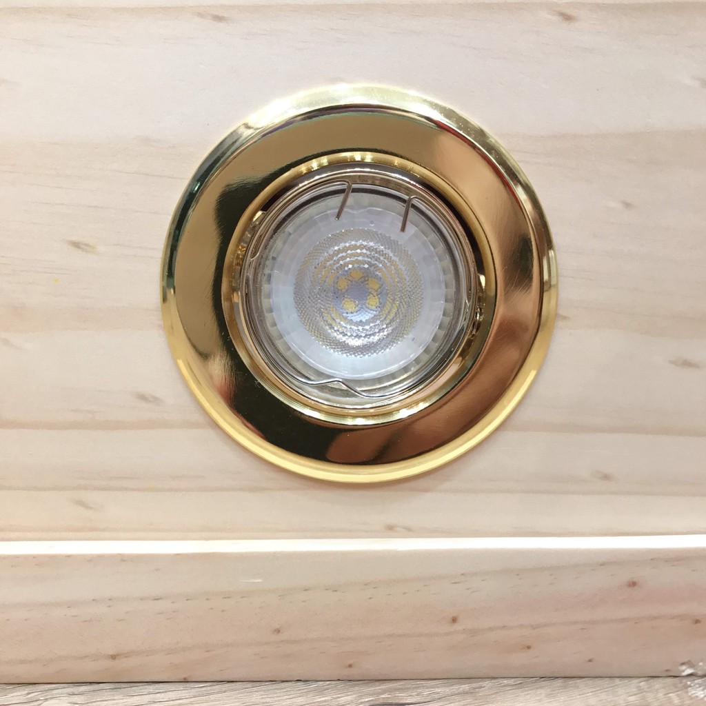 Chóa đèn chiếu điểm âm trần lỗ khoét 60mm sử dụng đui đèn Gu10 hoặc Mr16