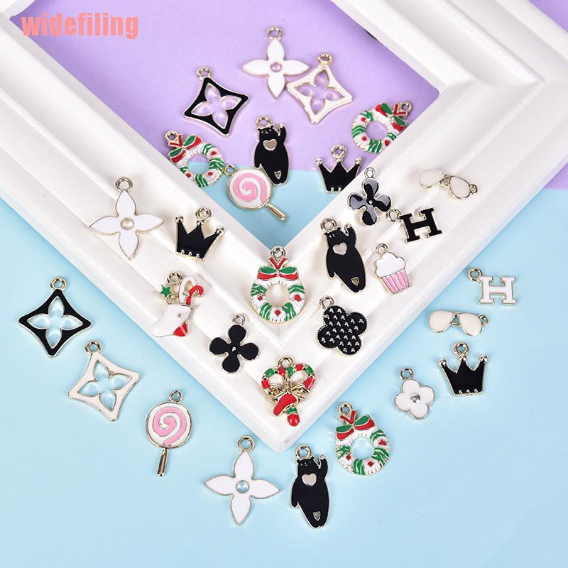 Bộ 30 Mặt Dây Chuyền Tráng Men Nhiều Kiểu Dáng