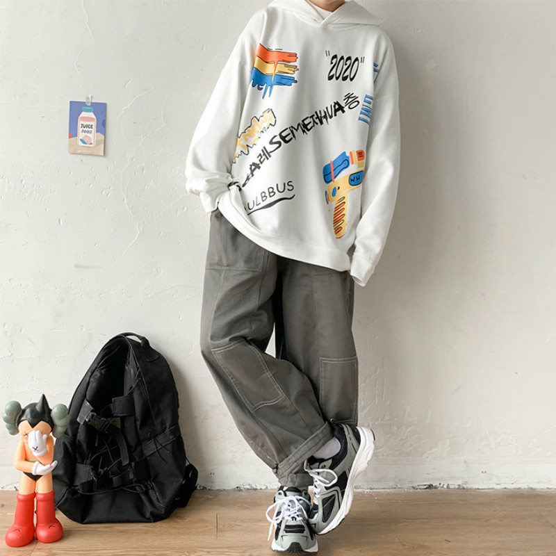 Áo Hoodie Tay Dài Phong Cách Hàn Quốc Năng Động 3 Màu Lựa Chọn Cho Nam | BigBuy360 - bigbuy360.vn