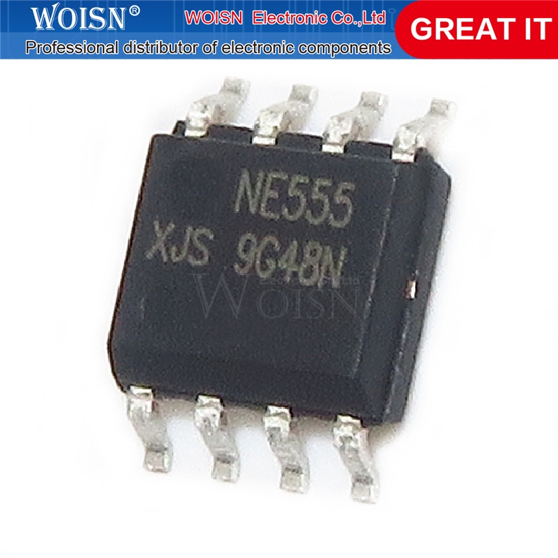 Bộ 20 Linh Kiện Điện Tử Ic Sop-8 Ne555Dr Ne555 Sop8 Smd