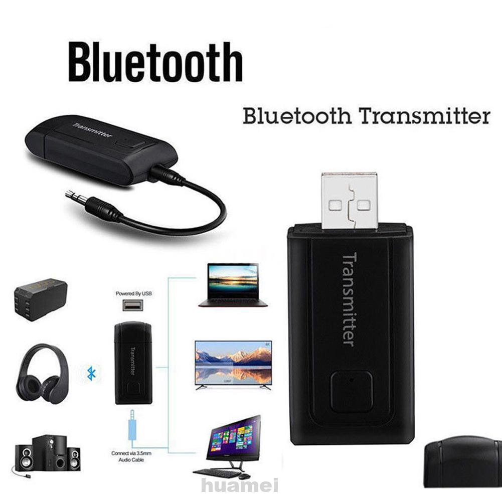 3.5mm Home Car Speaker TV Stereo USB Portable Wireless Bluetooth Transmitter