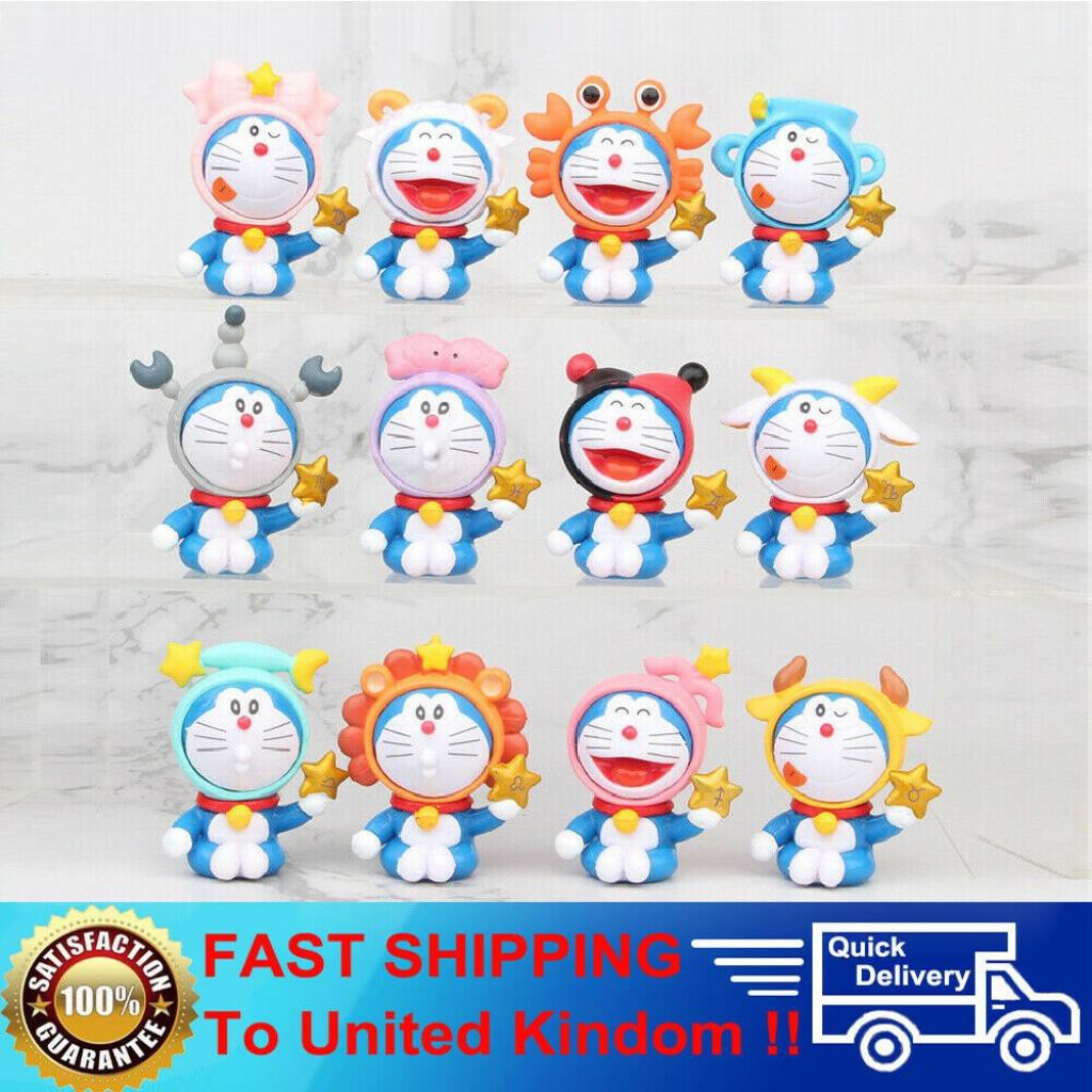 Set 12 Mô Hình Đồ Chơi Nhân Vật Trong Phim Hoạt Hình Doraemon