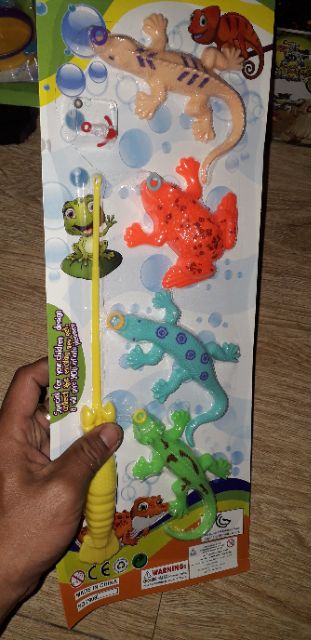 Sét đồ chơi câu ếch và cá sấu bằng nhựa