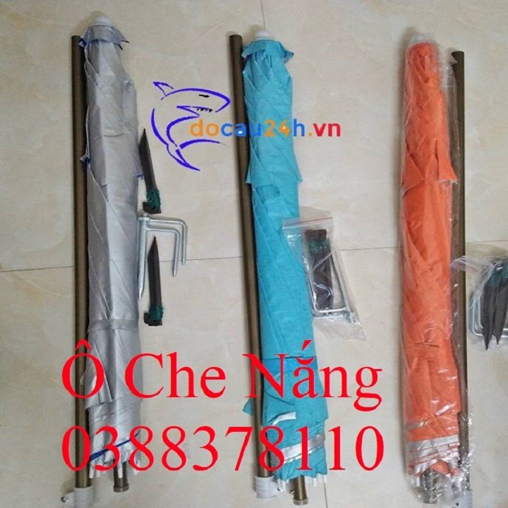 Ô Câu Cá Rộng 180cm, Ô Che Nắng Hàng Bình Dân - OC 4