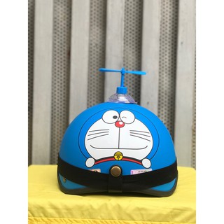 BÁN SỈ - Mũ Bảo Hiểm Nửa Đầu Doremon Cute - Nón Bảo Hiểm 1/2 Cao Cấp·Gắn Chong Chóng kèm Kính Phi Công