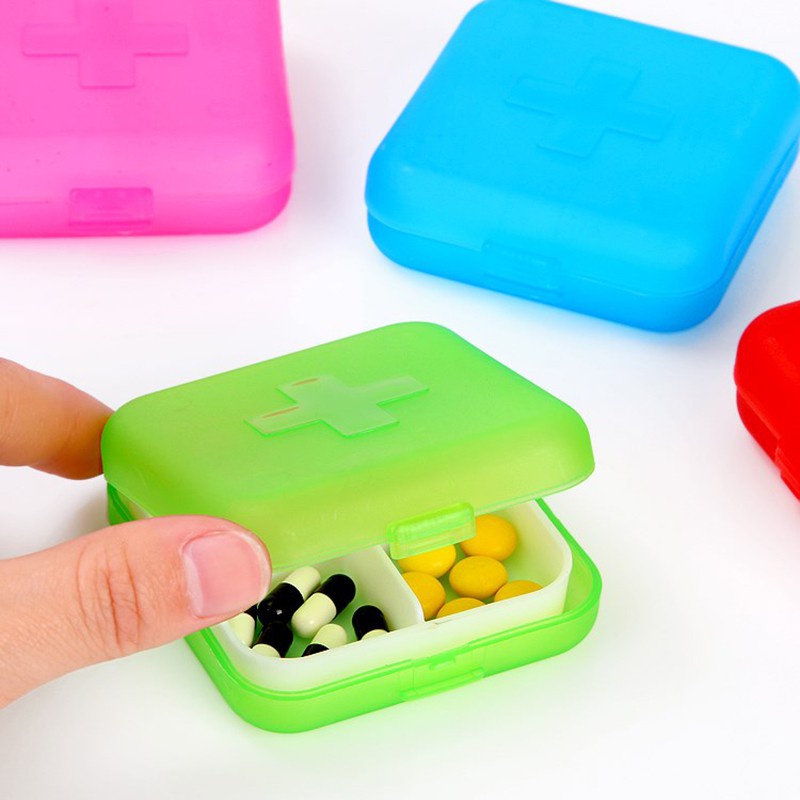 Hộp Đựng Thuốc 4 Ngăn Tiện Lợi Khi Đi Du Lịch 1617