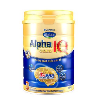 Sữa bột Vinamilk Dielac Alpha Gold 3 - Hộp 400g - 900g