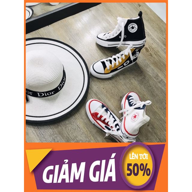 [ Sale 50% ] Giầy thể thao nam nữ cao cổ  video thời trang nem