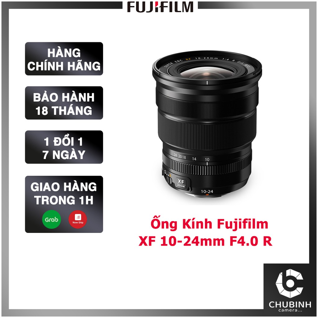 Ống kính góc rộng Fujifilm | Fujinon XF 10-24mm F4 R OIS I | Chính Hãng