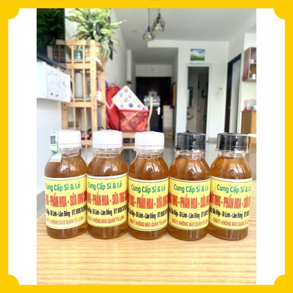 Mật Ong 100ML Cao Cấp🍁 Siêu Ngon🍁Mật Ong Chúa Cà Phê Thơm Ngon Nguyên Chất,Mật Ong Cafe Không Pha Trộn Nguyên Chất