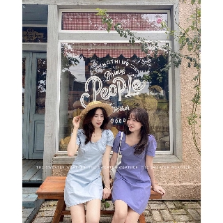 Váy liền thô trơn ngắn bạn thân
