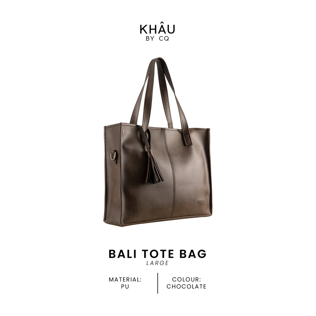 [Mã WABRWB24 giảm 30K đơn 99K] KHÂU BY CQ- Túi Bali Tote (Size lớn) | BigBuy360 - bigbuy360.vn
