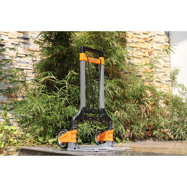 Xe đẩy hàng 2 bánh gấp gọn mini đa năng chở hàng 85kg nhập khẩu ADVINDEQ, xe kéo hàng giá rẻ bánh cao su không ồn