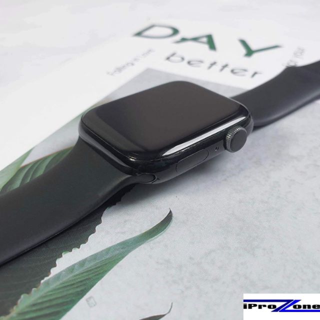 Dán skin đen bóng giả thép cho Apple Watch seri 1-2-3-4-5 Che Vết Xước (Tự Dán dễ và đẹp )