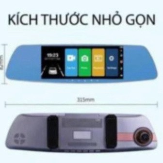 SIÊU PHÂM HẠ GIÁ Camera hành trình xe ô tô Gương Chiếu Hậu ô tô BMCAR 🔥Giá tốt🔥 7 Inch Màn Hình Cảm Ứng,Cảm Biến Chuyể