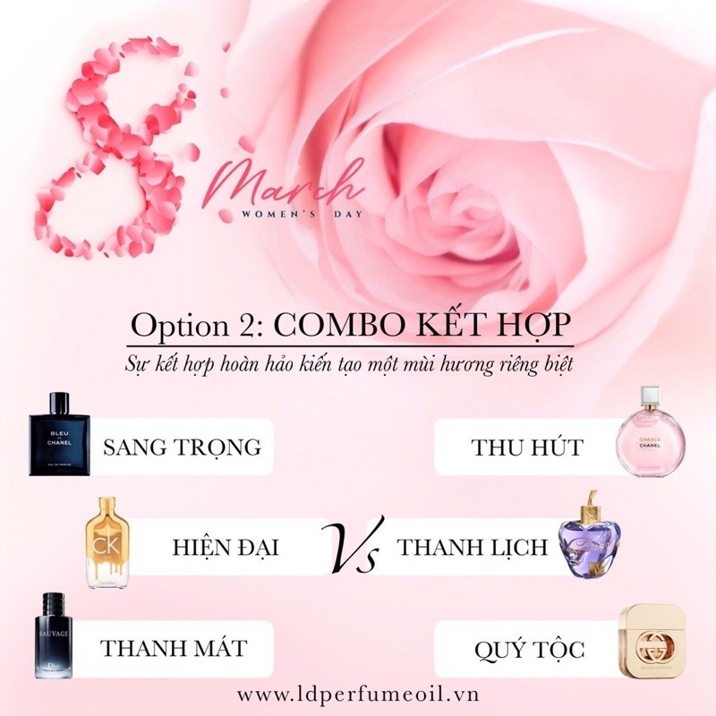 Tinh dầu nước hoa Pháp LD PERFUME OIL 12ml | BigBuy360 - bigbuy360.vn