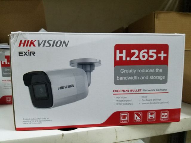 Camera HIKVISION IP 2MP  DS-2CD2021G1-I IP68 Chuẩn ngoài trời, chống nước, chống bụi.