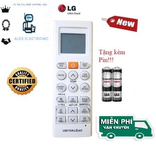 Điều khiển điều hòa LG V10 V13 V18 9000BTU 12000BTU 18000BTU 1 chiều 2 chiều Inverter - Hàng tốt-Điện tử Alex-Tặng pin