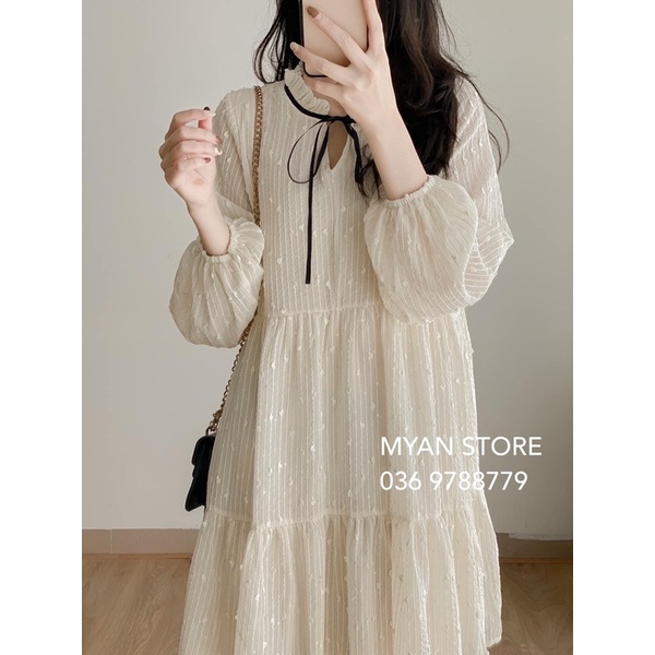 Váy babydoll chất cotton xốp hàng quảng châu | BigBuy360 - bigbuy360.vn