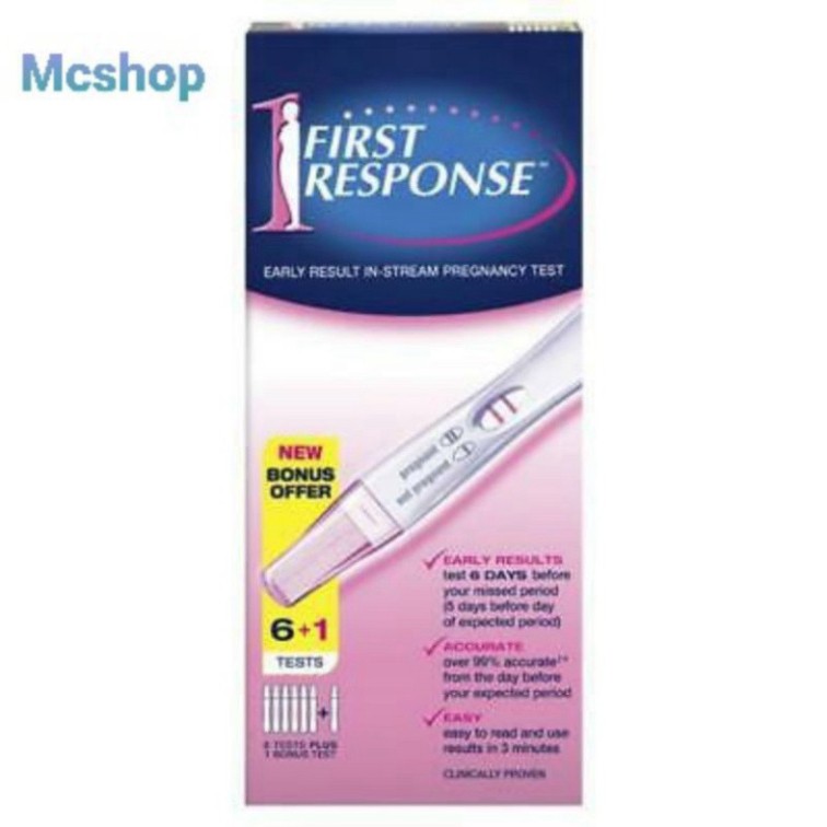 GIÁ GIẬT MÌNH Que thử thai First Response 6+1 USA [Chính Hãng] GIÁ GIẬT MÌNH