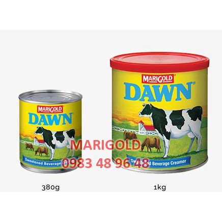 Combo 4 Hộp Sữa Đặc Marigod Dawn, 380g, Xuất xứ Singapore